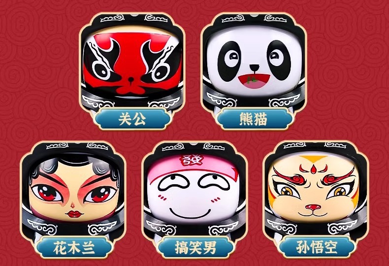 Original manufacturer of Sichuan Opera face-changing dolls, national trend face-changing dolls, Sichuan Opera face-changing toys, Sichuan Opera face-changing dolls pic 7