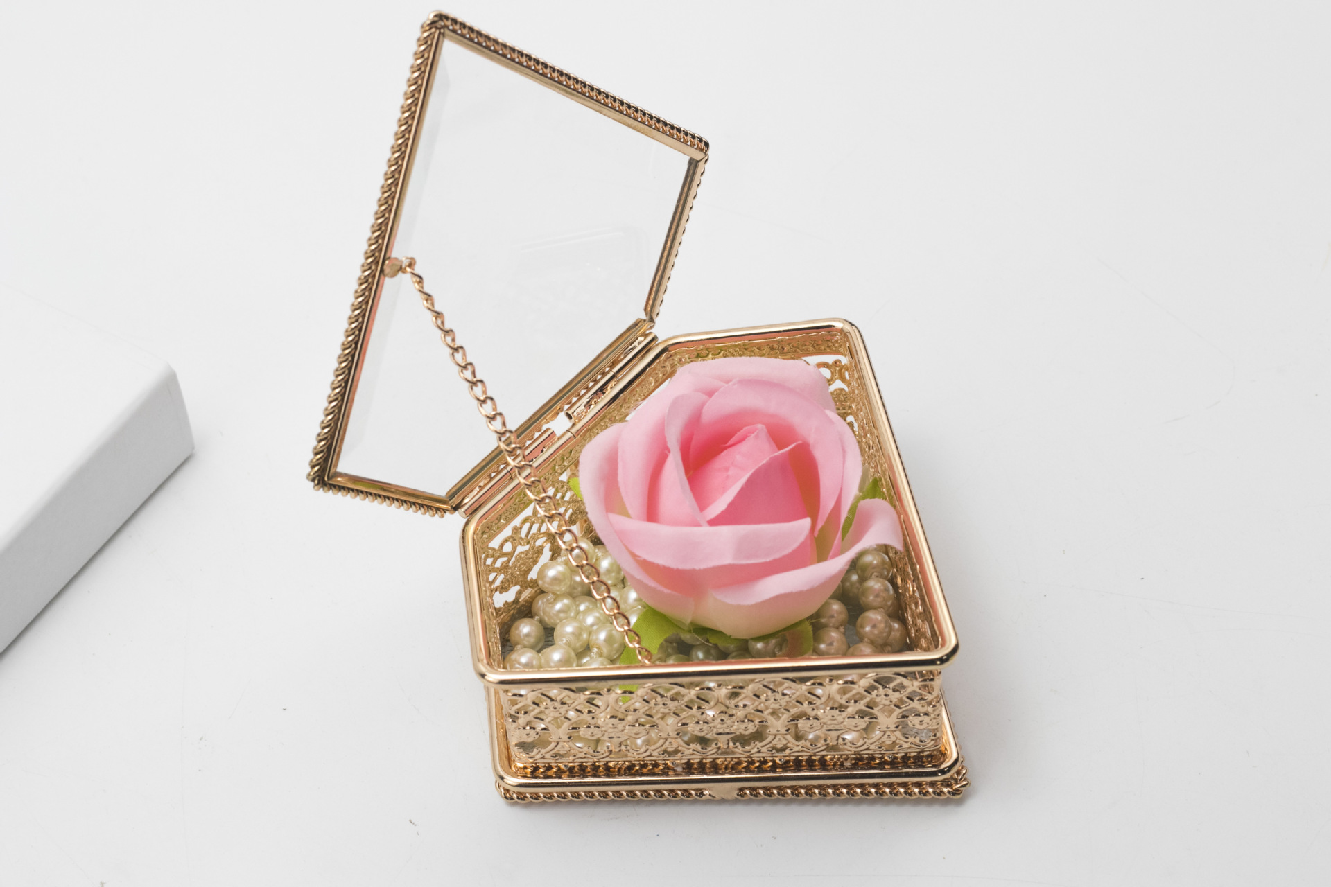 Wholesale of brass glass bottles, lucky star storage boxes, wishing heart jars, gift jewelry boxes, wishing bottles pic 20