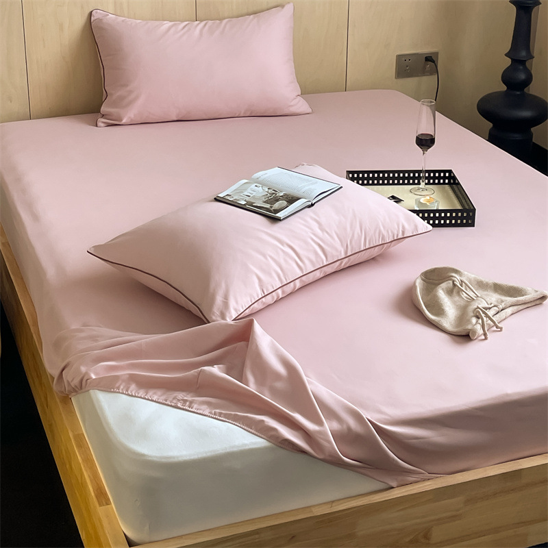 Long-staple cotton single item, all-cotton brushed quilt cover bed, simple pigment color pure cotton autumn and winter 1.8m bedding pic 163