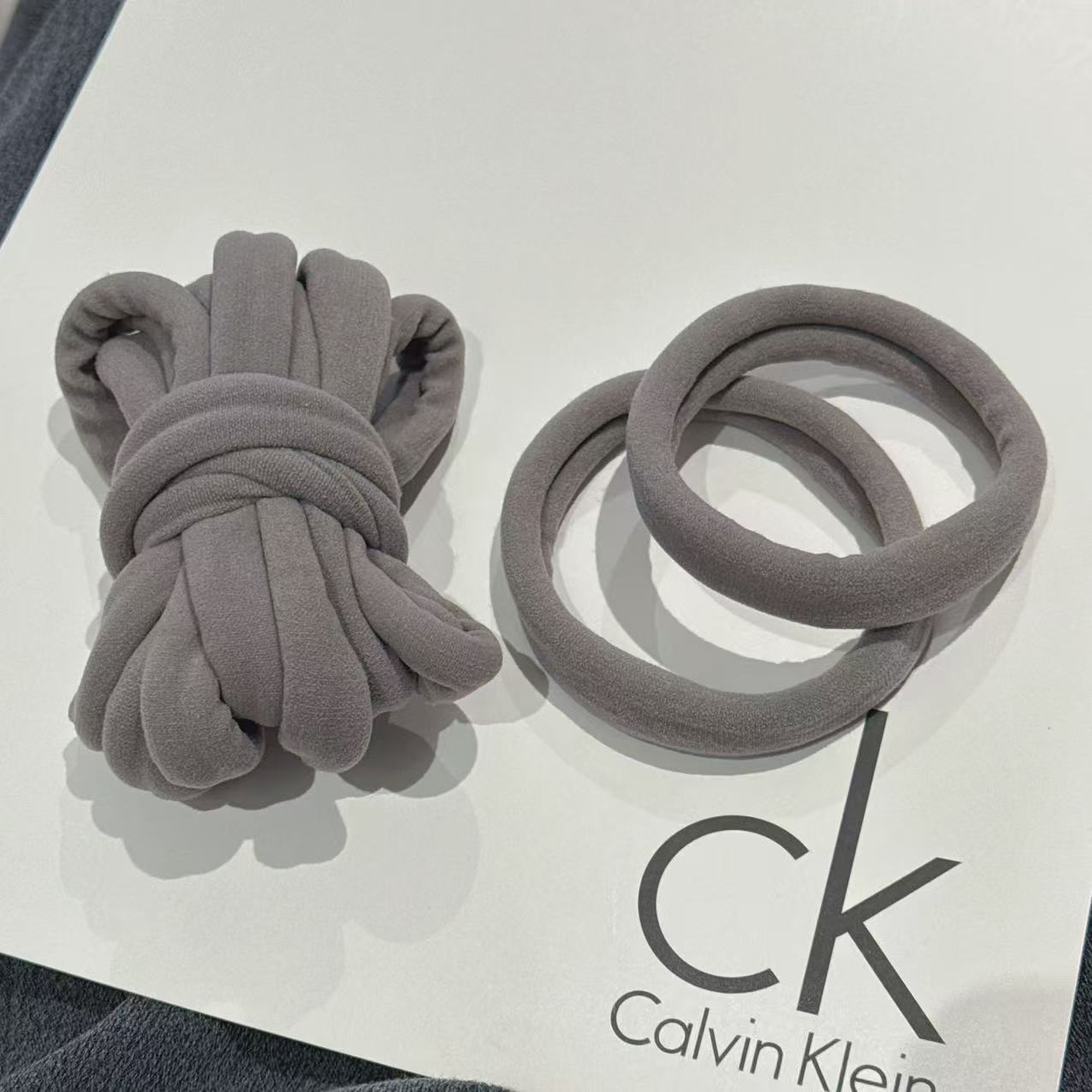 莫兰迪色新款加大号毛巾圈发圈时尚简约高弹力舒适发饰详情9