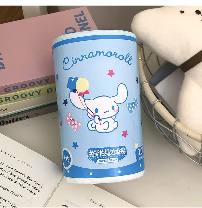 三丽鸥正版授权可爱卡通免撕抽绳垃圾袋清洁居家好物100抽美乐蒂详情4