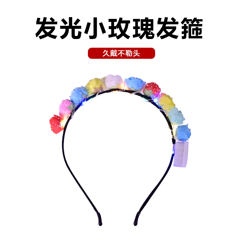 花环头环头饰发箍地推批发扫码活动五一六一幼儿园景点头环头饰详情3