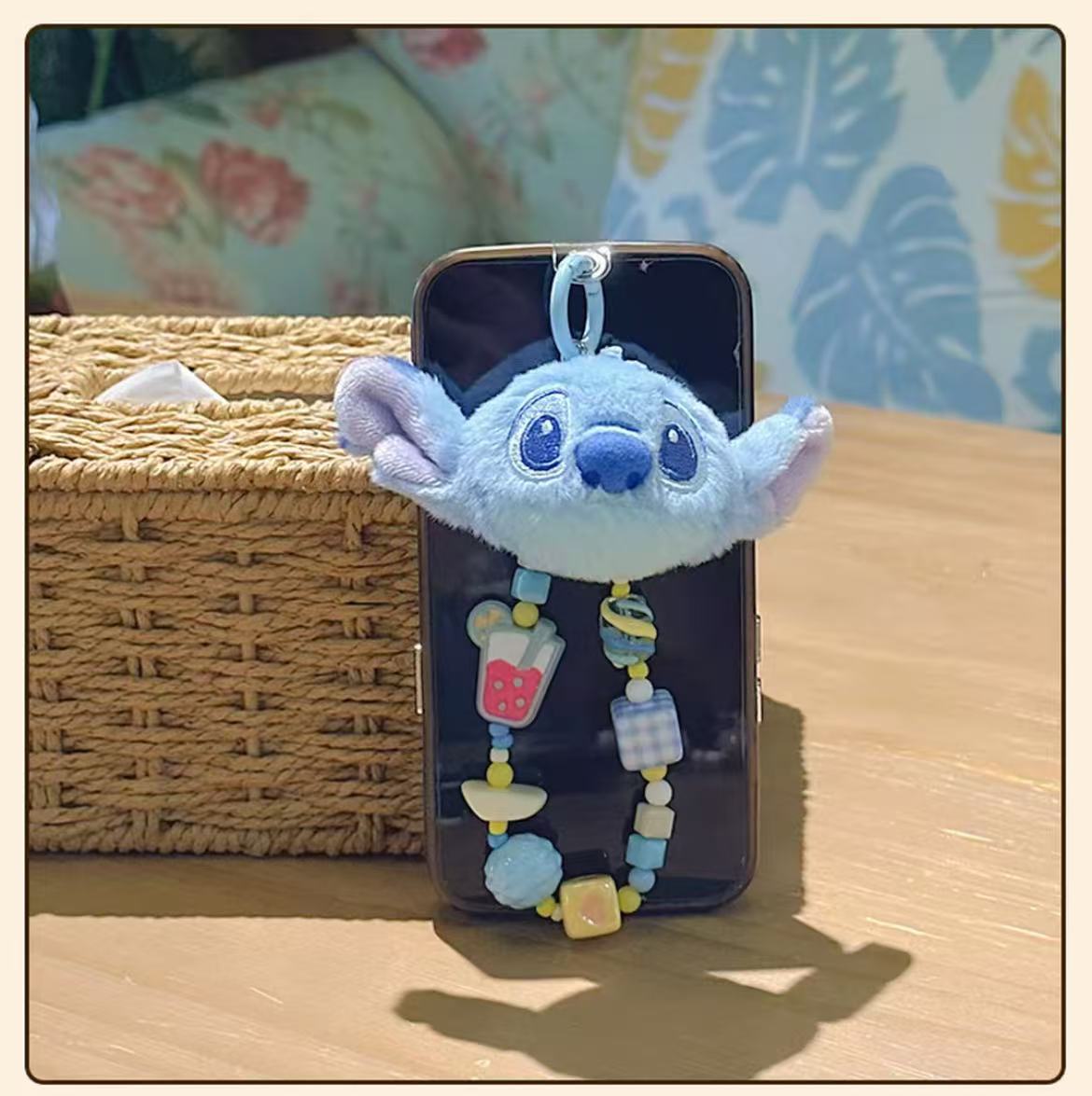 迪士尼正版授权史迪奇小金草莓熊朱迪尼克毛绒玩偶手链挂件钥匙扣详情6