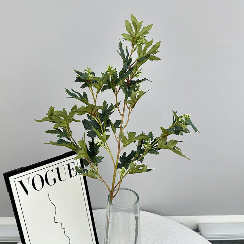 Simulated fruit-bearing longevity leaf forest Monet garden flower, wedding home flower decoration, wedding scene, flower hotel pic 5
