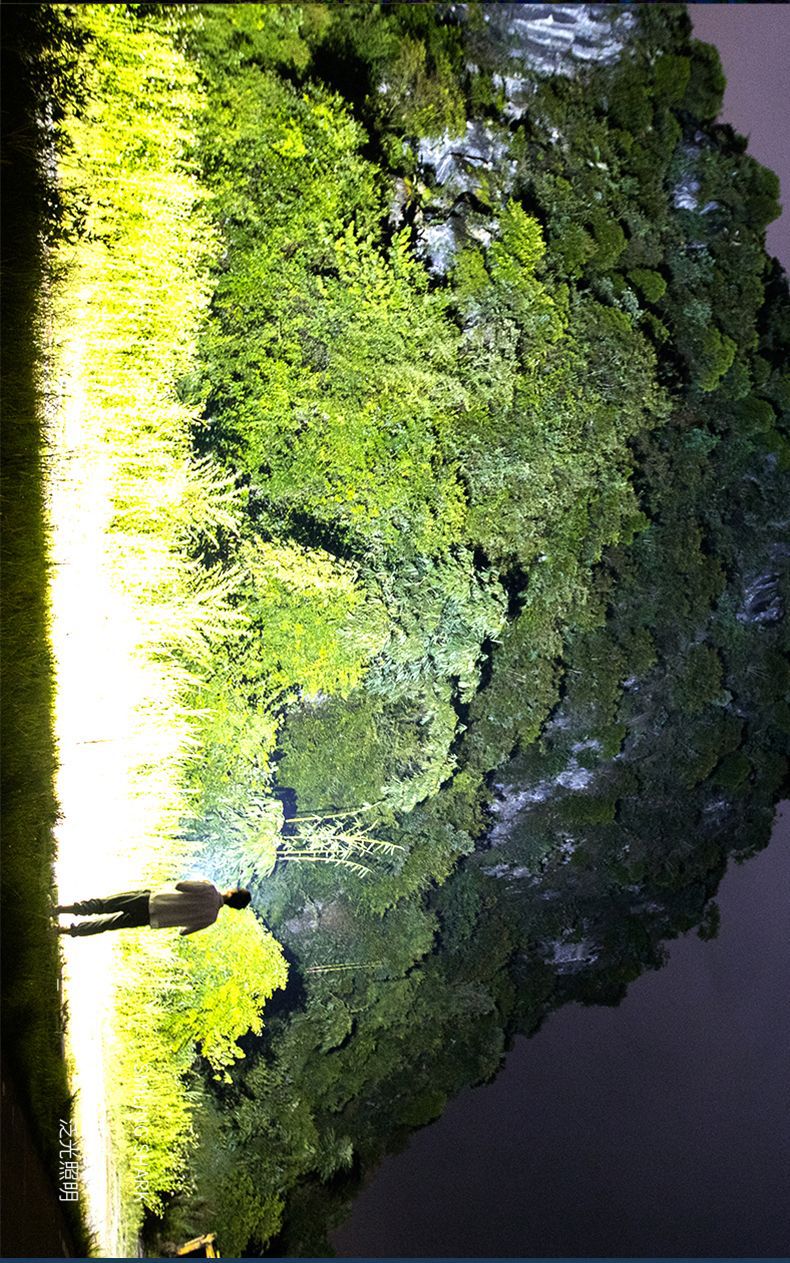 Outdoor mini keychain light, multi-speed adjustable portable lighting, flashlight, floodlight, magnetic suction work light, magnetic suction charging pic 17