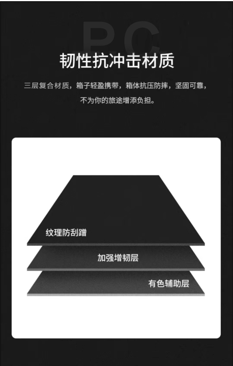 行李箱新款男拉杆箱密码箱子万向轮女学生大容量结实耐用旅行皮箱详情5