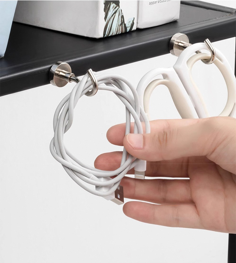 超强吸力磁吸磁铁挂钩无痕钉厨房门后防盗门冰箱吸铁石磁性免打孔详情4