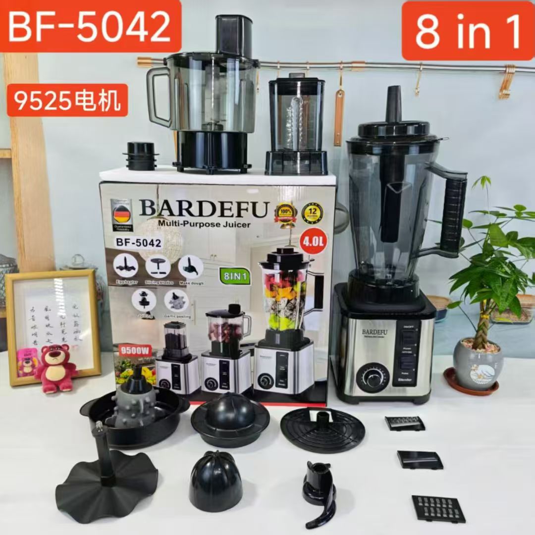 3L8in1blender cross-border North American and European stainless steel large-capacity metal blender, meat grinder, juicer pic 1