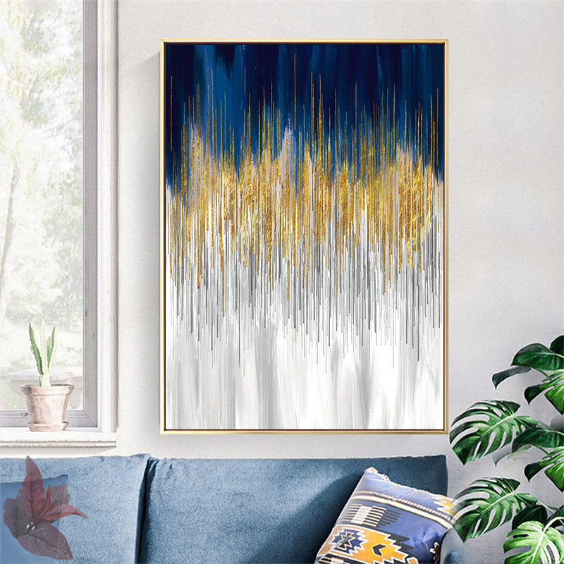 Wholesale manufacturer of hand-painted decorative oil paintings for hotels and homes, cross-border hand-painted decorative oil painting factory for foreign trade pic 1