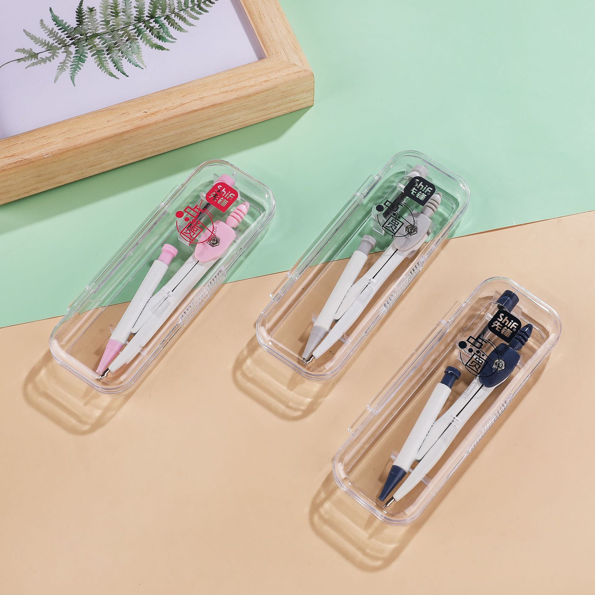 Pioneer 3083 Compass 2-piece Multi-functional student learning Supplies, Math Drawing Set, specially designed for exam drawing pic 4