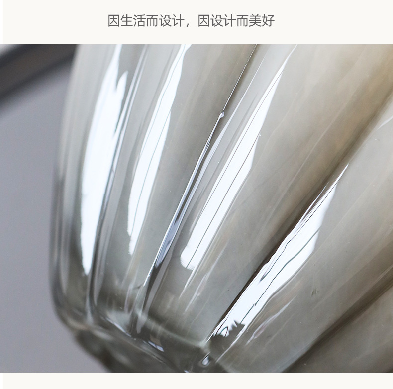 A vintage Fenton glass vase with grey pleated lace, French retro flower arrangement table decoration pic 9