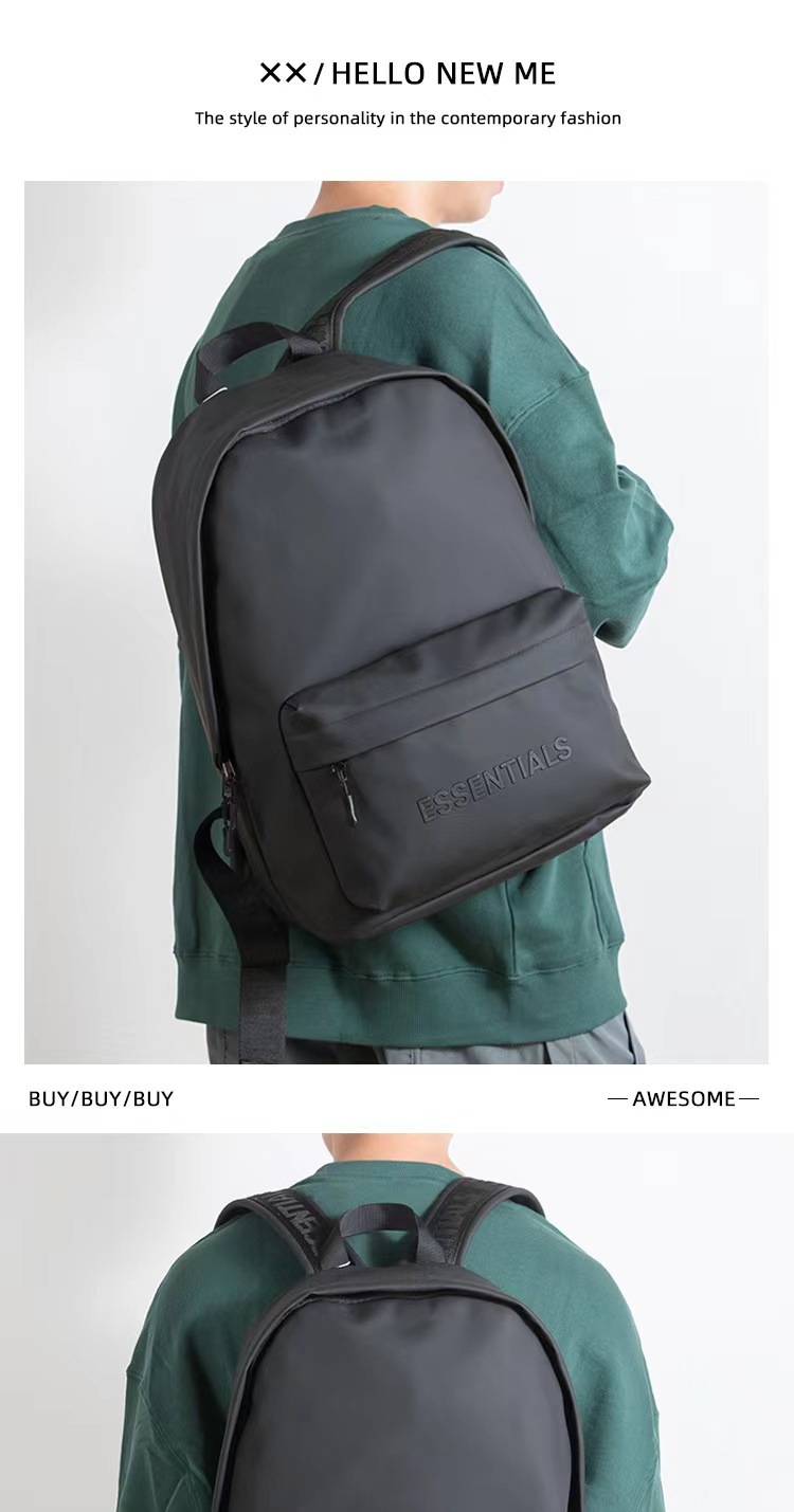 2024潮牌FOG双肩包ESSENTIALS中大学生书包个性潮流电脑包男女详情11