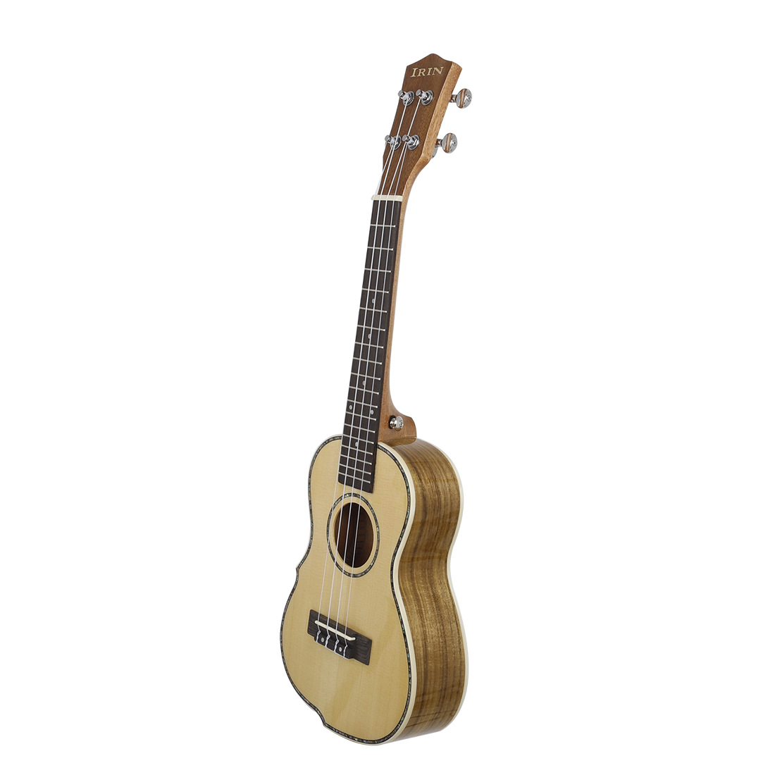 批发IRIN23寸云杉单板尤克里里香丝木护臂小吉他ukulele乌克丽丽详情11