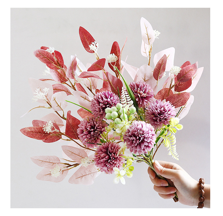 仿真假花摆件家居装饰客厅桌面绢花花艺餐桌花束工艺品礼品装饰品详情10