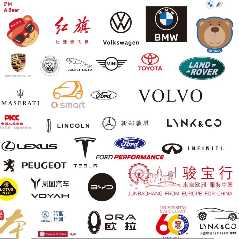 满版水印汽车长伞BENZLOGO4S店礼品雨伞30寸全纤维黑胶布高尔夫伞详情8