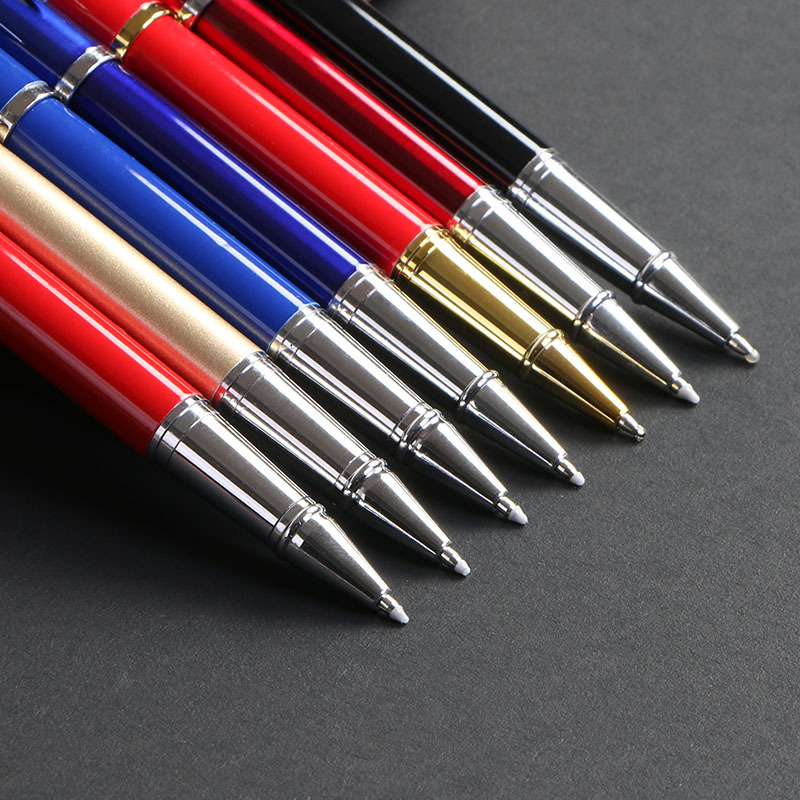 Wholesale of multi-color business metal neutral signature pens, advertising gifts, enterprise logo designs, and pearl pens in stock from Huaqi pic 9