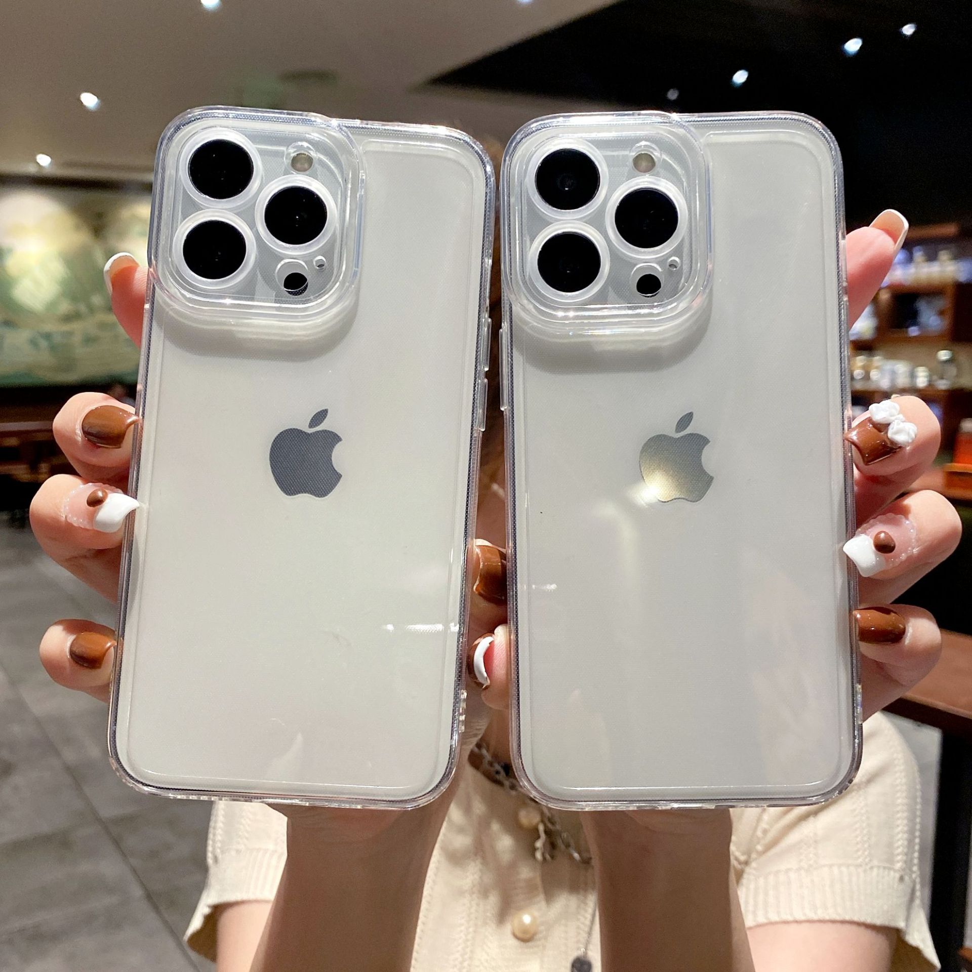 透明直边适用苹果15/16ProMax手机壳TPU软iphone11简约全包保护套详情8