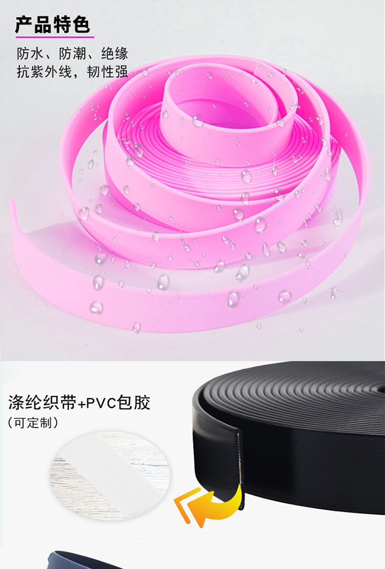 跨境pvc包胶织带狗绳狗项圈宠物防爆冲胸背带高强力狗牵引绳织带详情6