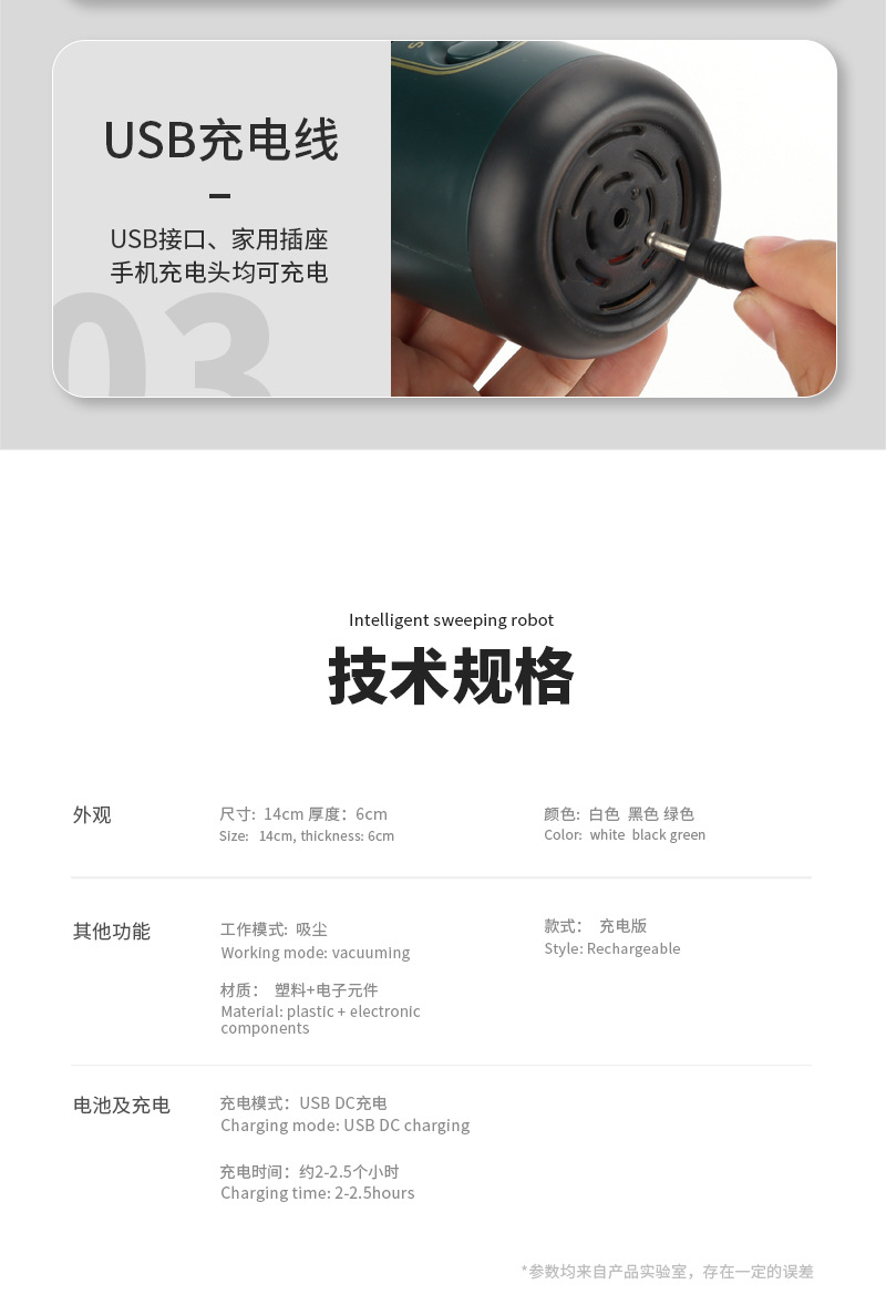 Desktop vacuum cleaners, mini portable cleaning machines, office, home, car wireless high-power manufacturers wholesale pic 14
