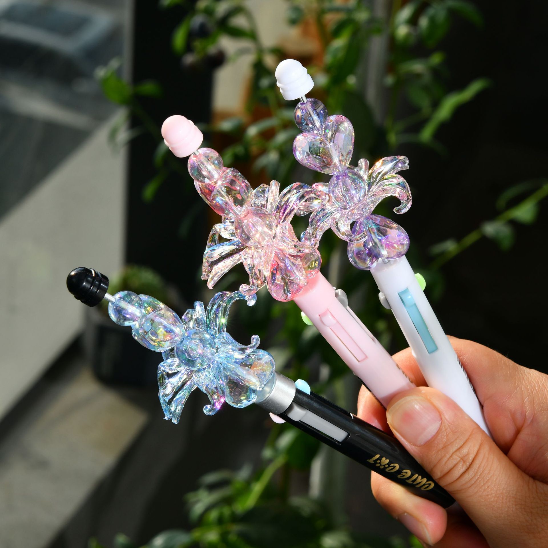 Chenxi Chuan Chuan Le 4-color Ballpoint Pen, creative and fun medium Oil pen, notebook, drawing, marking and color pen, New stationery wholesale pic 4