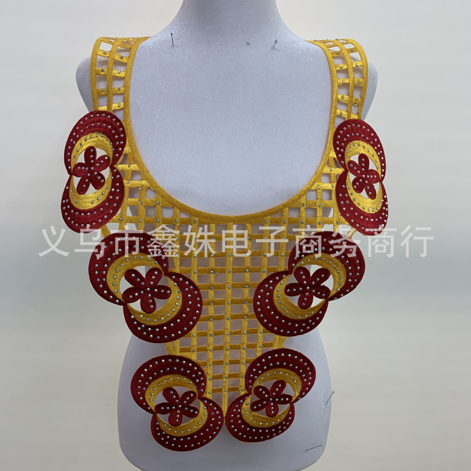 Embroidery, rhinestone and diamond fabric with adhesive backing decoration for foreign trade clothing accessories pic 45