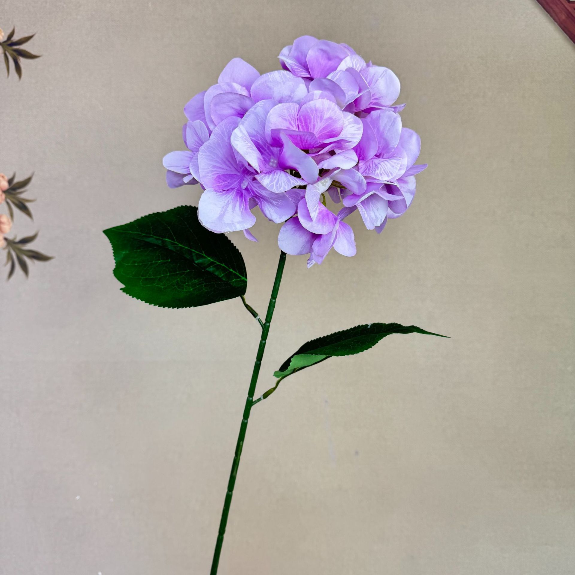 大单只丝印布绣球婚庆仿真花艺家居装饰假花绣球花仿真花束批发详情15