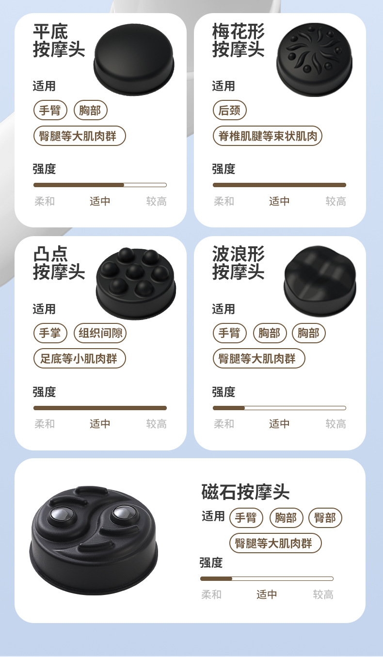 831美体按摩仪充电推脂机手持式便携颈部腰部肩部按摩器理疗仪详情11