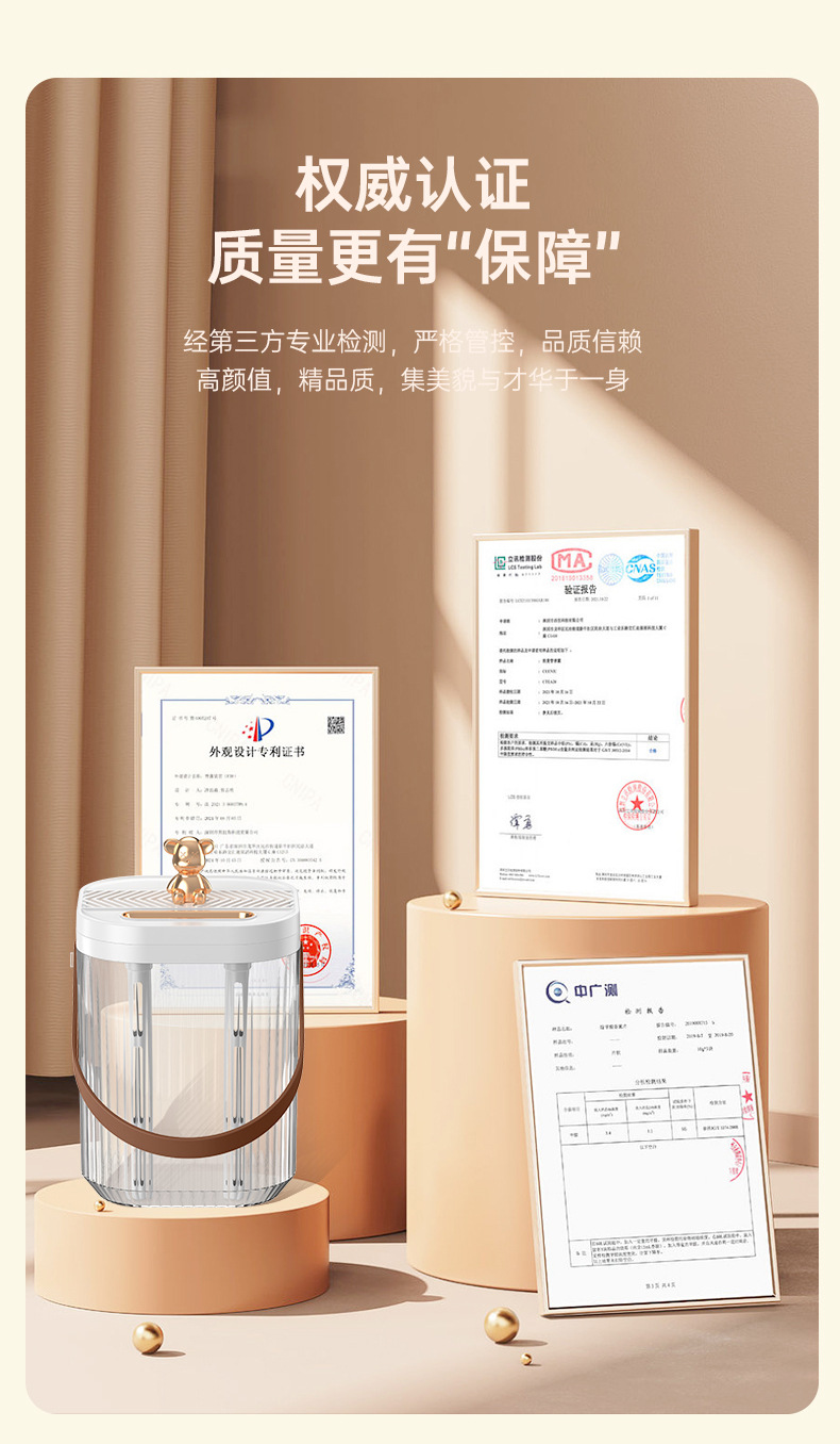 抖音同款便携式小型家用双喷加湿器客厅办公室卧室插电空气恒湿器详情4