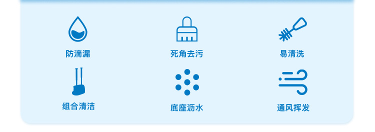 Kleaner马桶刷套装带底坐厕所清洁刷子疏通器卫生间卫生间清洁工具组合马桶吸管道疏通器详情2