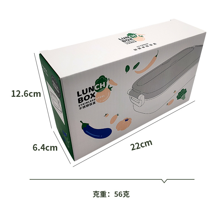 INS popular 304 stainless steel lunch box with student dormitory office lunch box, water-filled and heated adult bento box pic 48