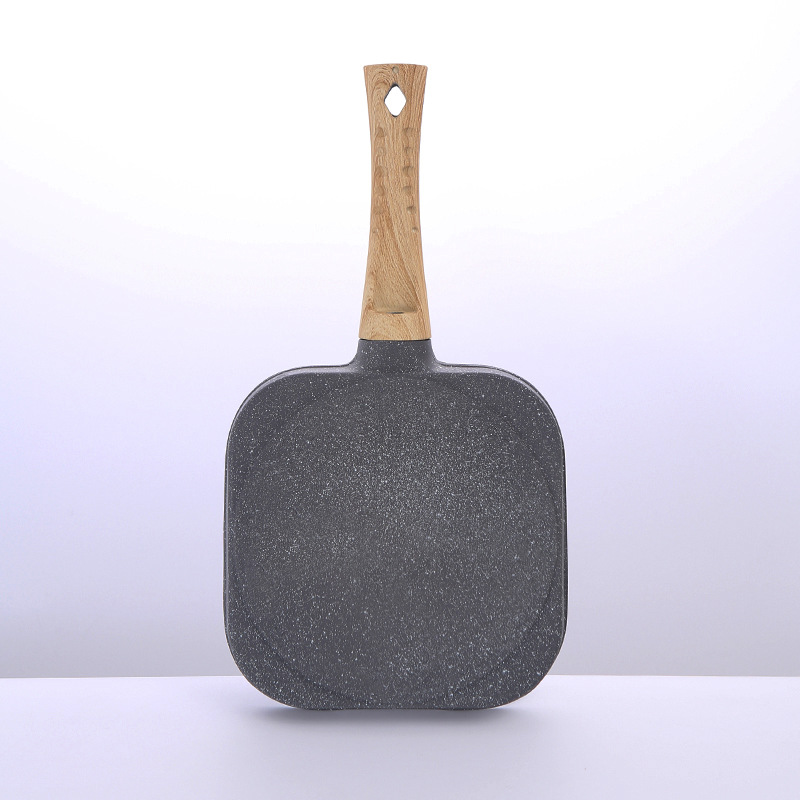 Cross-border new product: Tourmaline four-hole egg frying pan, non-stick flat egg dumpling pan, breakfast egg hamburger frying pan, kitchen pic 19