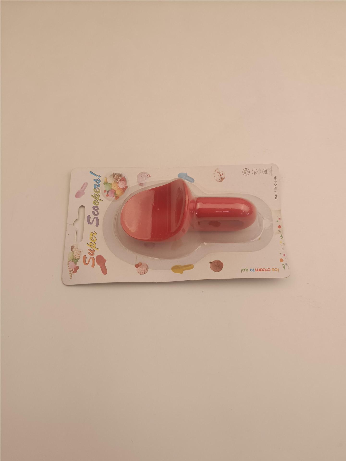 跨境专供迷你可爱冰淇淋勺子挖球器PP食品级创意日式冰激凌餐具扭曲款详情7