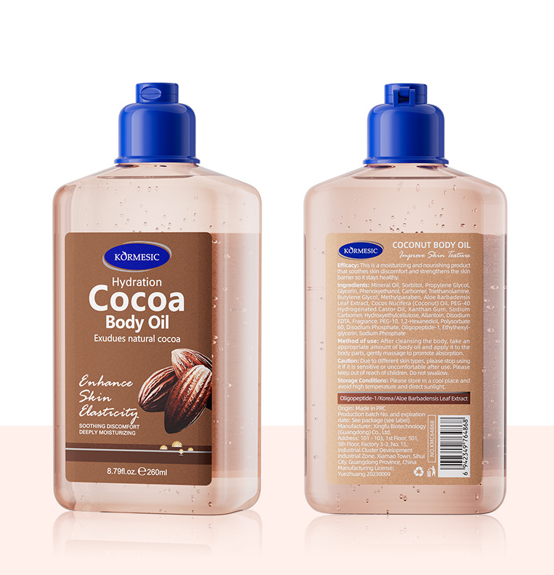 Foreign trade coconut Body oil: Hydrating, moisturizing, anti-dryness, non-sticky, body care pic 23