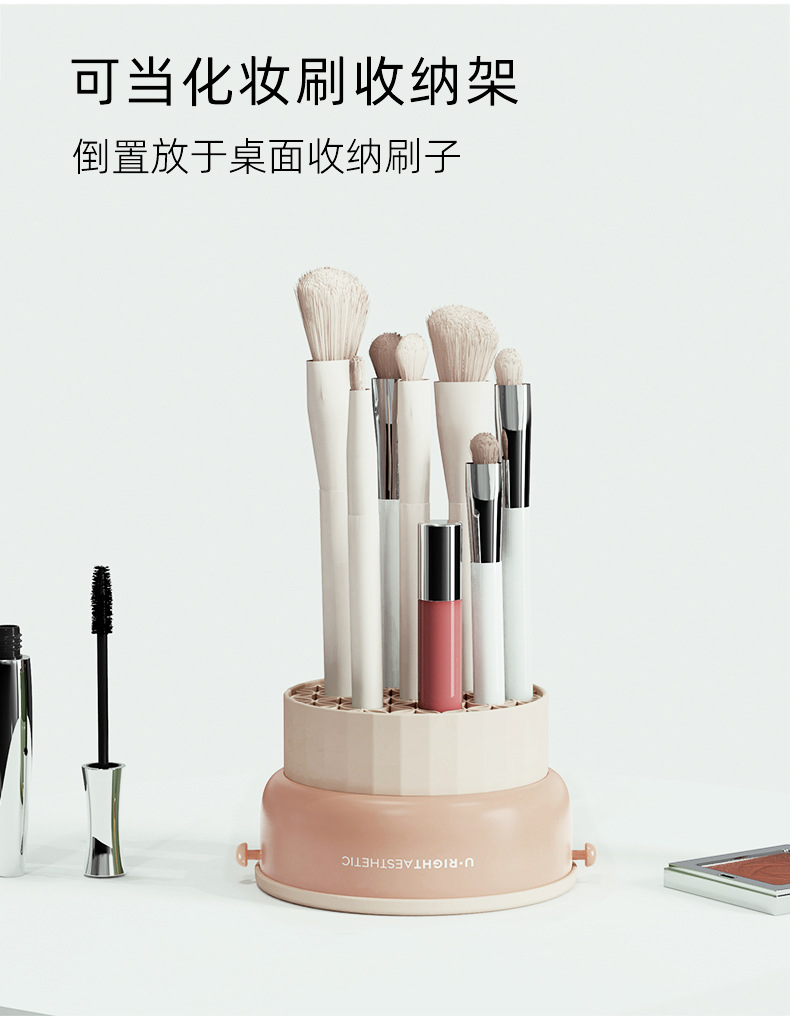 Producto alimenticio silicona plegable maquillaje cepillo limpiador herramienta de maquillaje de belleza puff beauty wash de huevo cuenco no daña las cerdas pic 6