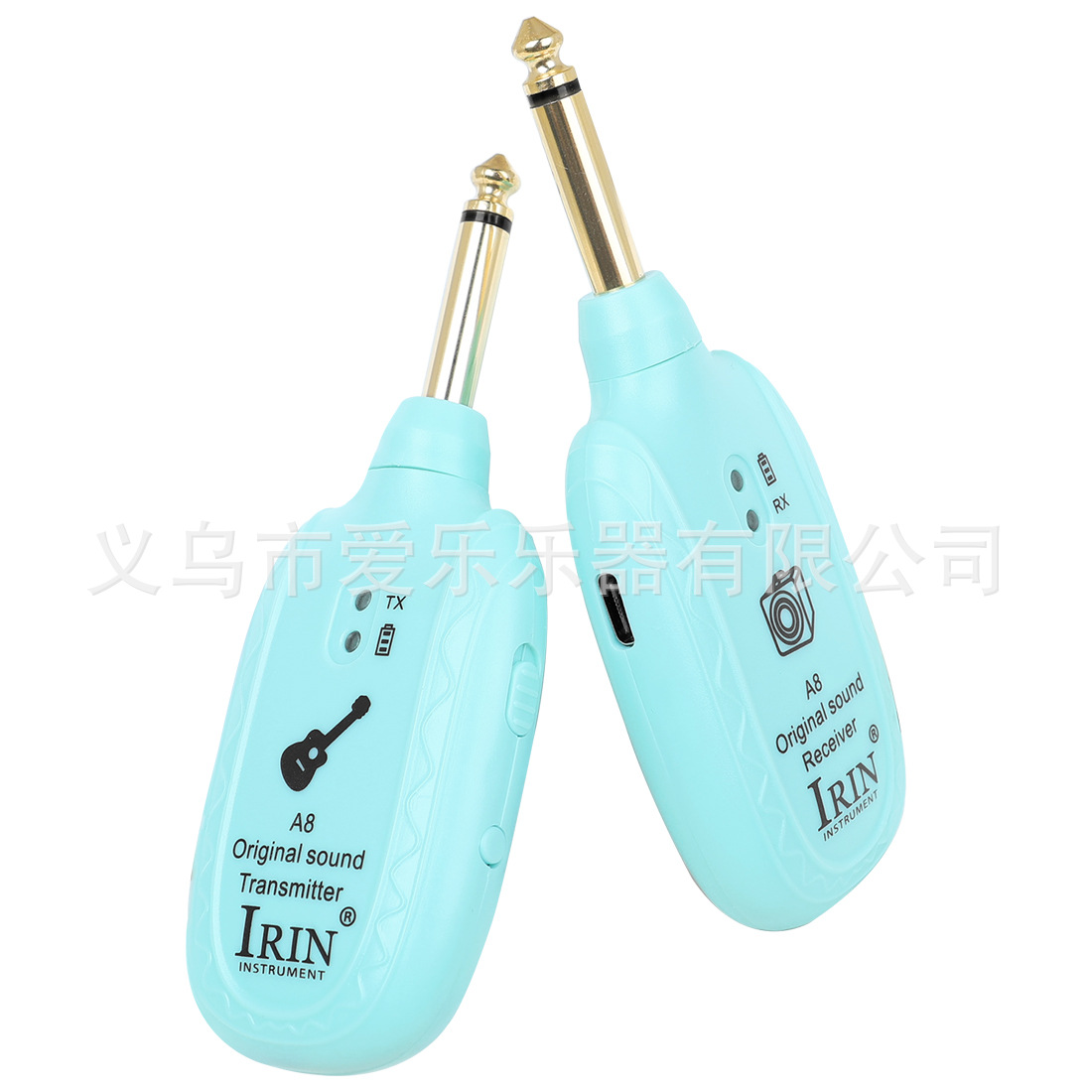 IRIN电吉他无线收发器电吹管乐器音频传输系统拾音器A8接收发射器详情11