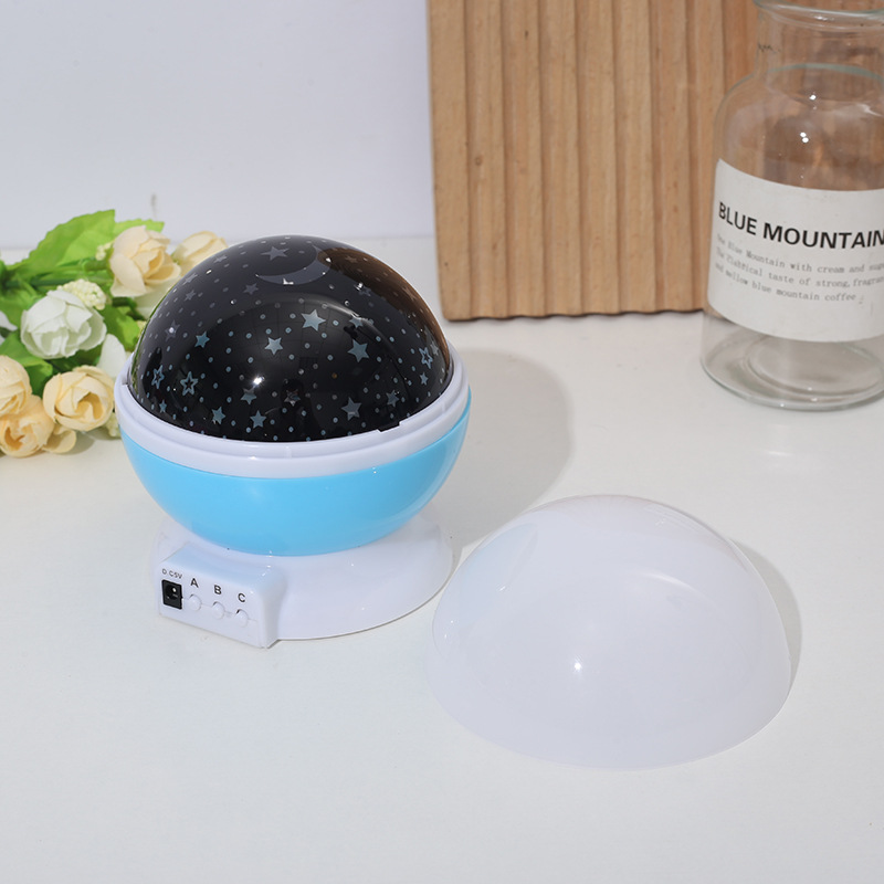 Mini starry sky projection lamp, projector, seven-color rotating night light, starry sky table lamp, foreign trade supply head factory pic 18