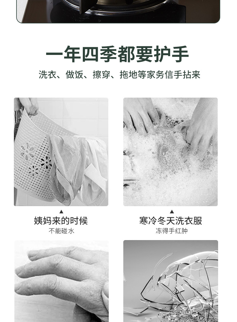 现货硅胶洗碗手套家用家务手套薄款防滑防热厨房清洁魔术刷劳保款详情25
