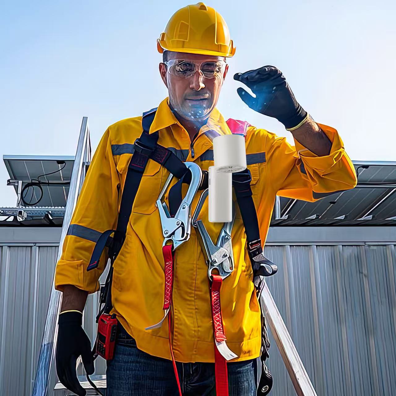 新款热销迷你便携式高速手持挂腰桌面夹子风扇跨境亚马逊电商私模详情9
