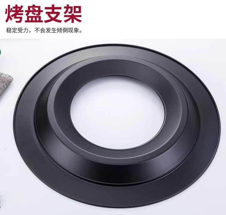 跨境韩式烧烤盘烤肉盘卡式炉烤盘家用不粘圆形煎烤盘加厚源头厂家详情6