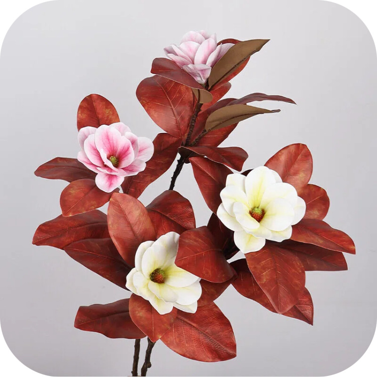 假花玉兰玉兰花仿真花中式禅意民宿酒店花艺摆件摄影道具装饰花束详情12