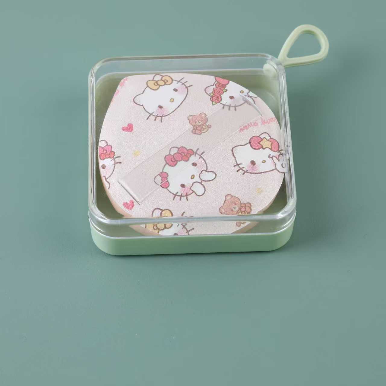 棉花糖气垫粉扑粉底液用干湿两用不吃粉美妆工具柔软细腻塑料盒装详情10