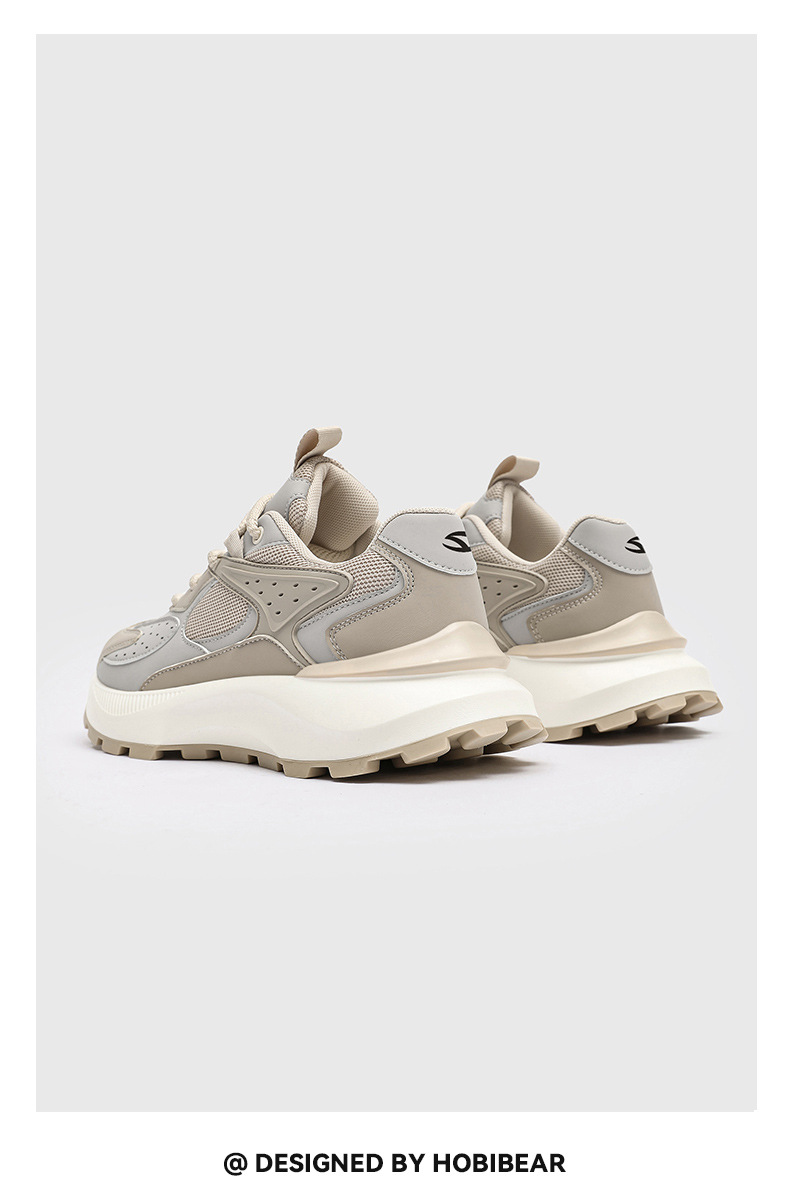 哈比熊男鞋春秋季潮牌透气厚底老爹鞋男款休闲跑步运动鞋青年潮鞋详情17