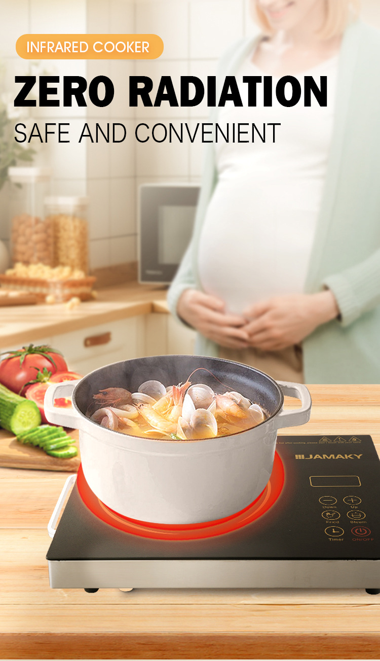 JAMAKY电陶炉家用触摸式电炉2000w大功率节能爆炒电陶炉批发JMK7004详情10