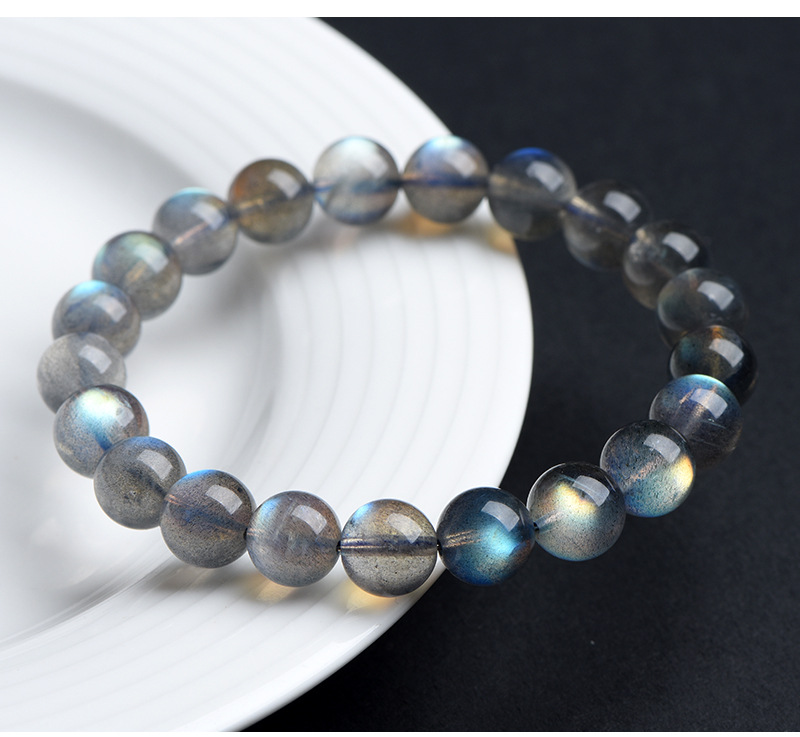 Jiuya Crystal 7a Grade Natural grey Moonstone loose beads Feldspar semi-finished DIY jewelry bead wholesale pic 15