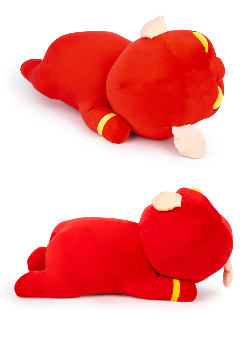 正版猪猪侠毛绒公仔玩具可爱小猪趴姿飞猪睡觉抱枕发箍玩偶女礼物详情8