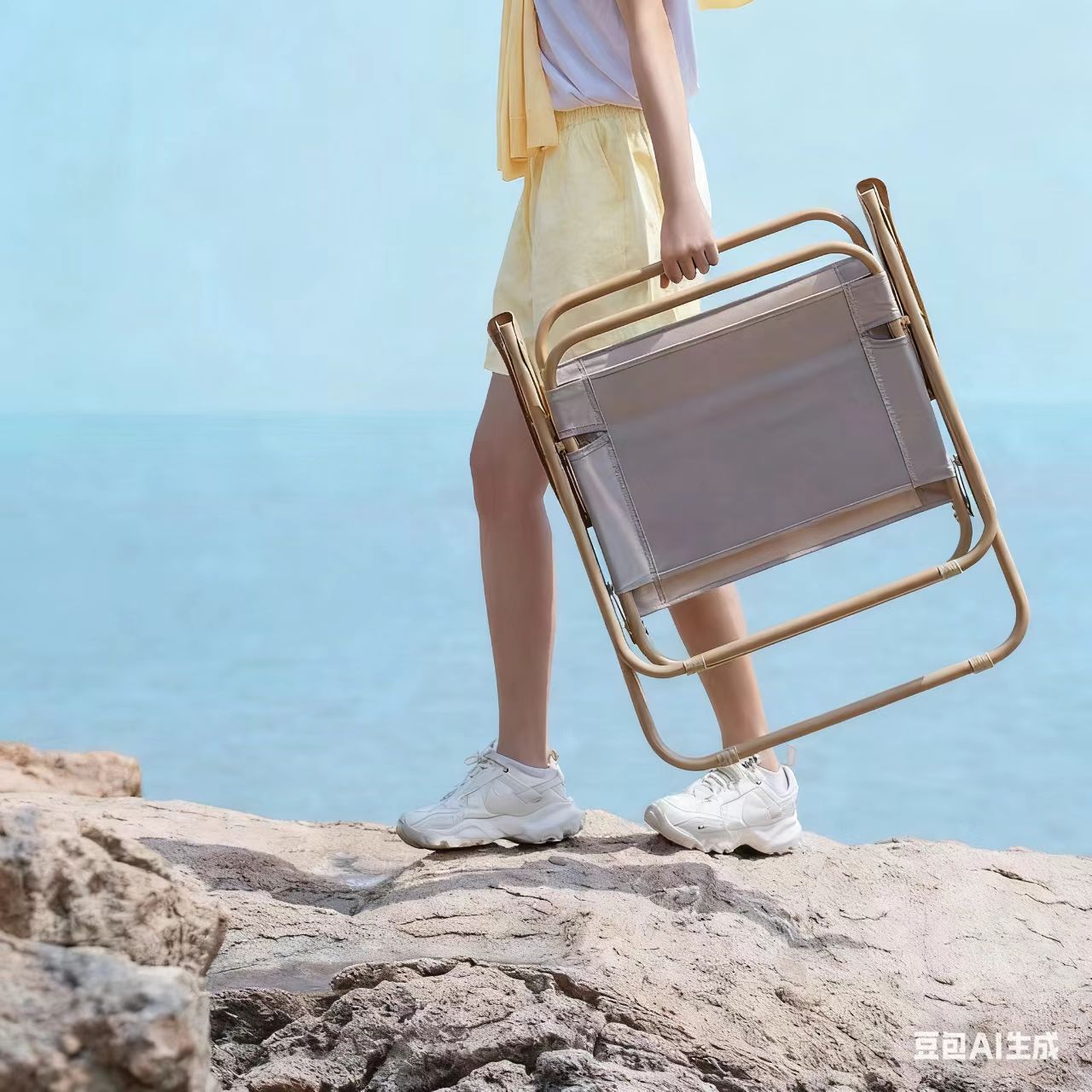 【芭芭农场】克米特椅子户外折叠椅钓鱼沙滩休闲野餐露营椅超轻便详情10