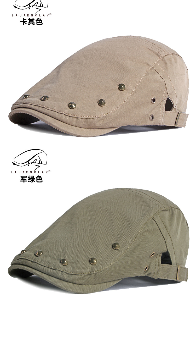 In spring and summer, men wear rivet caps, hip-hop berets, and women wear thin, upside-down, casual, and forward-looking hats. This is a trend among young people pic 33