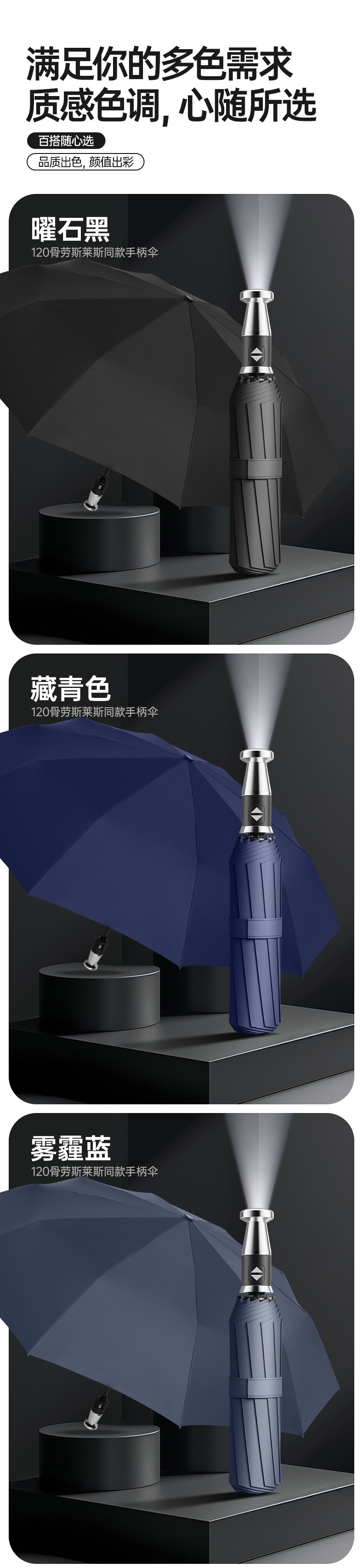 全自动折叠雨伞大号男士加固加厚结实抗风晴雨两用女太阳伞遮阳伞详情44