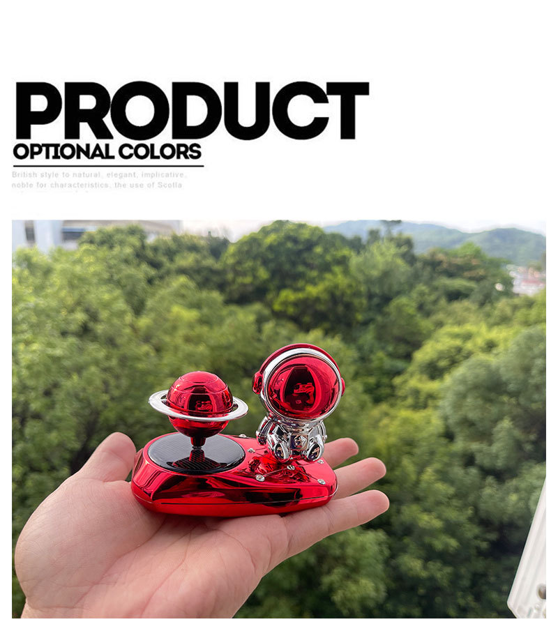 太阳能车载香水香燕汽车摆件创意宇航员中控台高端饰品摆件详情1