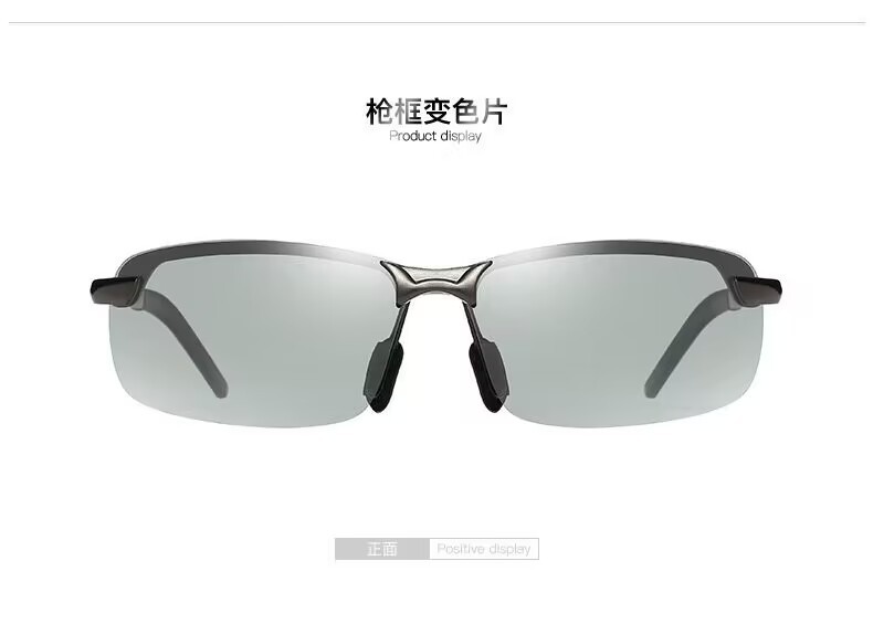 男士感光变色开车驾驶司机专用日夜两用钓鱼墨镜偏光太阳镜3043详情3